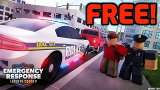 How To Get Emergency Response Liberty County For Free In Roblox 2022