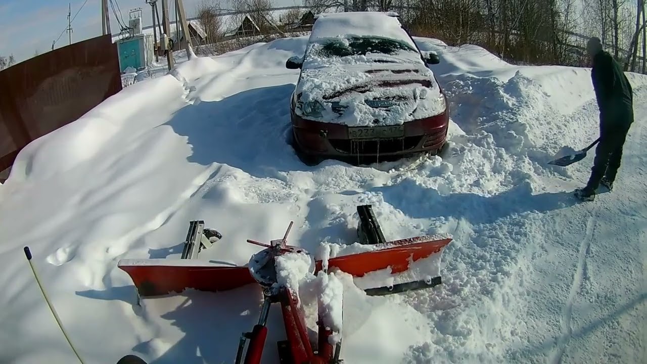 Снег. 07 03 2026 Шнекоротор выручает.