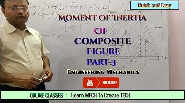 Moment Of Inertia Composite Figure PART-3 | Engineering Mechanics