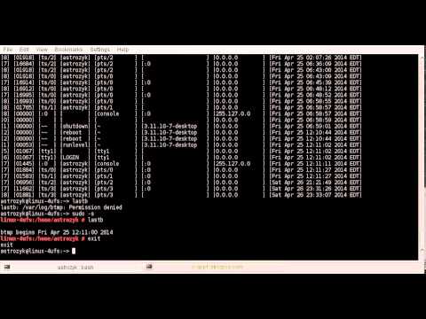 Linux Commands Series: last and lastb