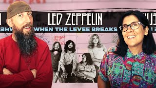 Led Zeppelin - When The Levee Breaks (REACTION) with my wife