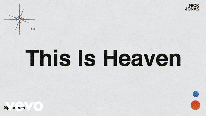 Nick Jonas - This Is Heaven (Official Audio)