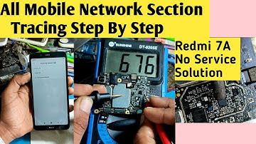 All Mobile Network Section Tracing | Redmi 7a No Service Solution