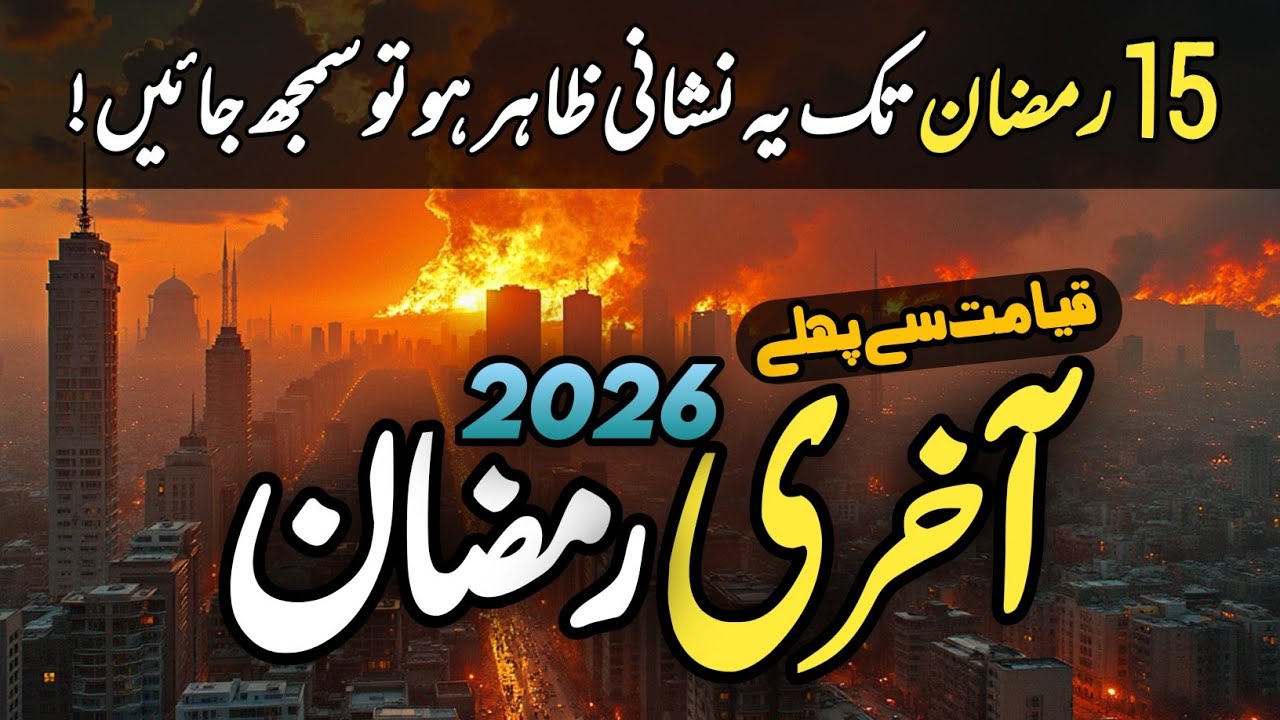 Qayamat se Pehle Akhri Ramzan | Last Ramadan Before Judgement Day | Qayamat Ki Nishaniyan
