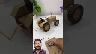 DIY rc tractor with DC Motor #rc#minitractor #youtubeshorts #DIY #motor #toys