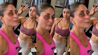 Shocking! Kareena Kapoor looks Unbelievable Old without any makeup at age of 44 after Extreme Yoga