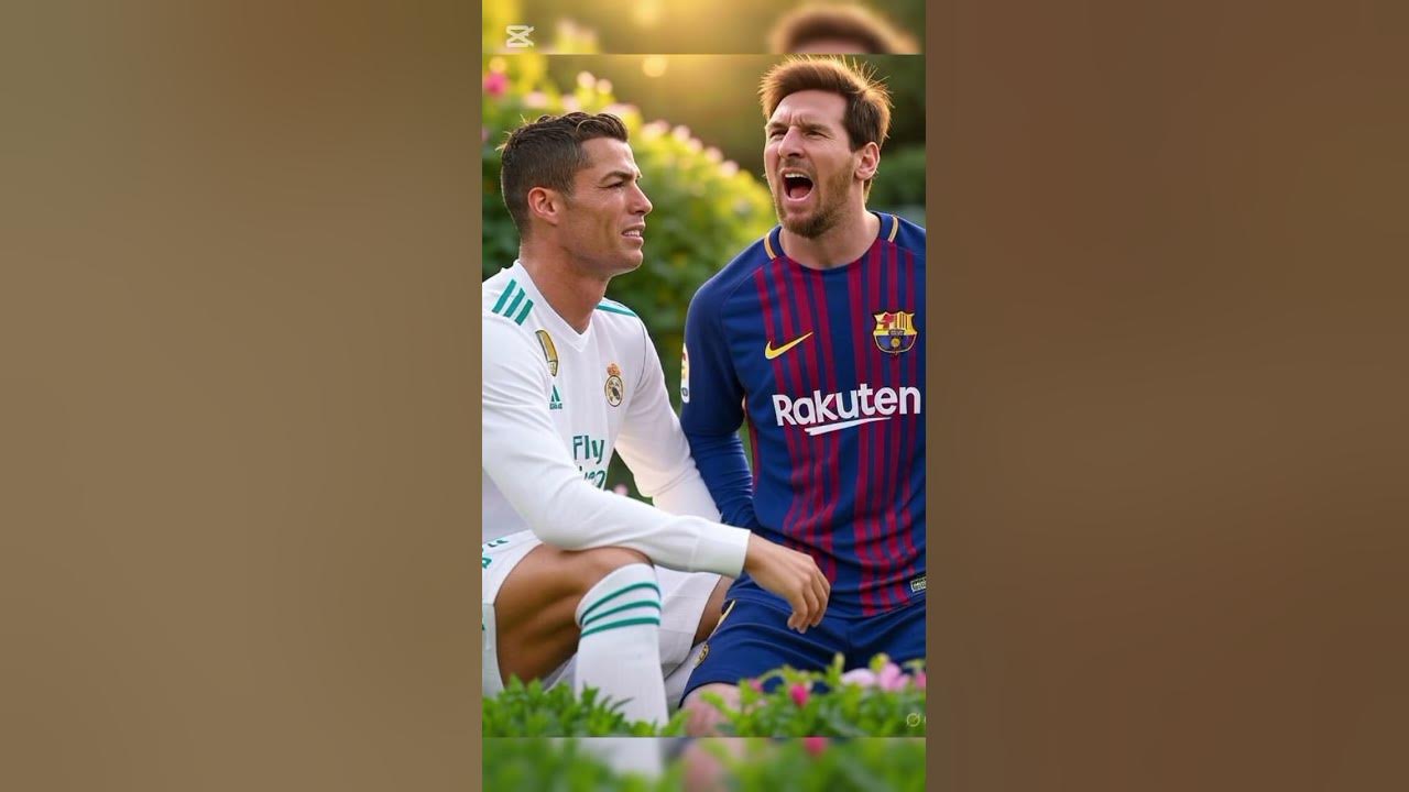 Messi break their Teachers Glass door and lied over Ronaldo 😔😭#ronaldo #shorts