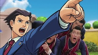 We Are Number One But Pursuit - Cornered Phoenix Wright Is Playing In The Background