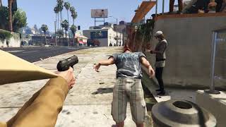 Thuppakki| GTA 5 vs GTA 4 | 12 men shootout scene| HD