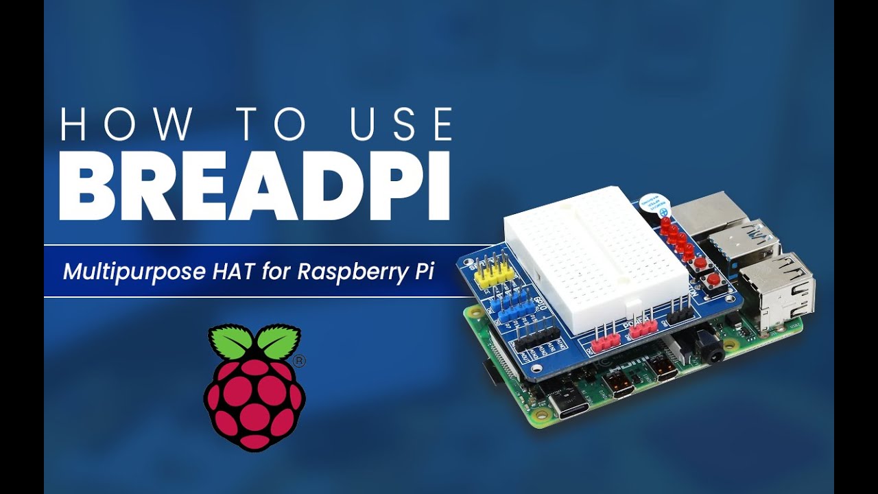 How to use BreadPi - Breadboard HAT for raspberry Pi ? - YouTube