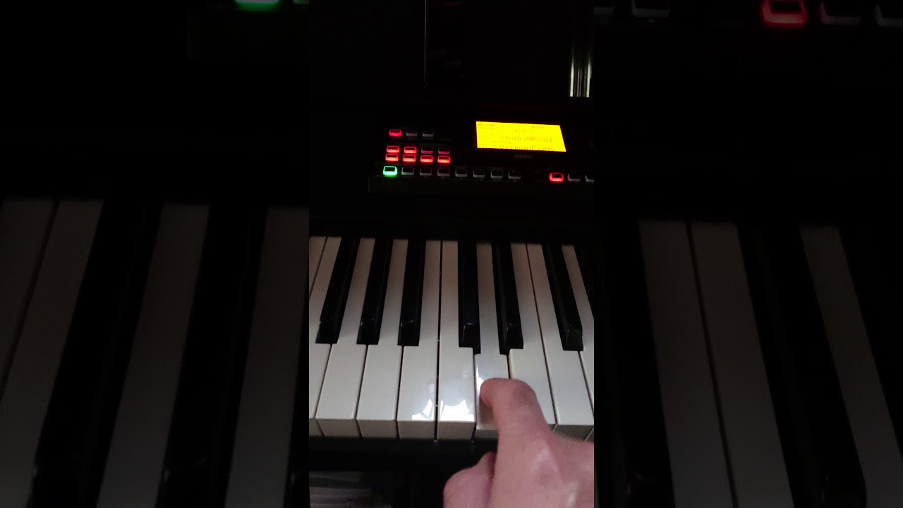 Korg XE20 key noise