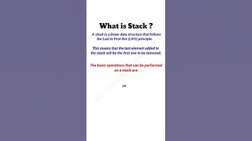 What is Stack ?#shortsfeed  #short #shortvideo #shortsfeed #shortsviral