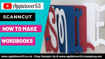 Live 23rd May 2021 - (Part 2) Brother ScanNCut Canvas Workspace - How To Make Wordbooks