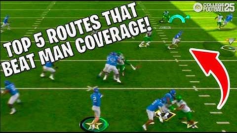 The 5 BEST Routes That Beat Man Coverage in College Football 25