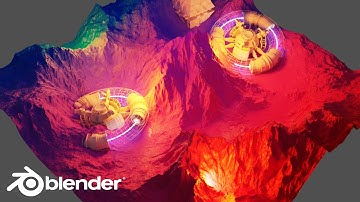 Blender Tutorial Beginners - Create Epic Landscape ( Free Project )
