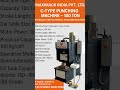 #hydraulic #machine C type punching #machine