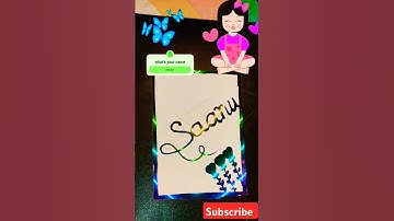 write your name in comment #nameart #namewriting #lettering #art#short#trendingvideo