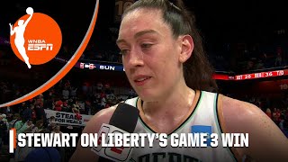 Breanna Stewart: We played Liberty basketball in Game 3 win vs. Sun | WNBA on ESPN