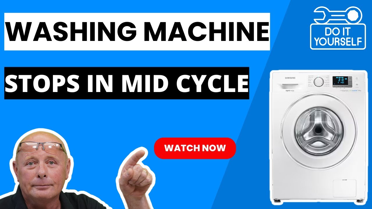 Samsung WF90F5E5U4W/EU Washing Machine Stops In Mid Cycle & LCD Not Displaying - Washer Repair Guide