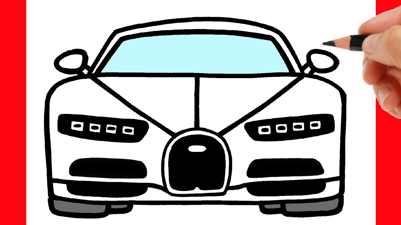 Come disegnare una macchina FACILE passo per passo – Disegno facile ...