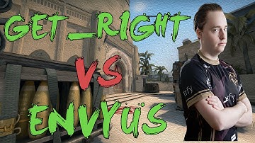 CSGO: POV NiP GeT_RiGhT vs ENVYUS (25/8) mirage @ ECS Season 1