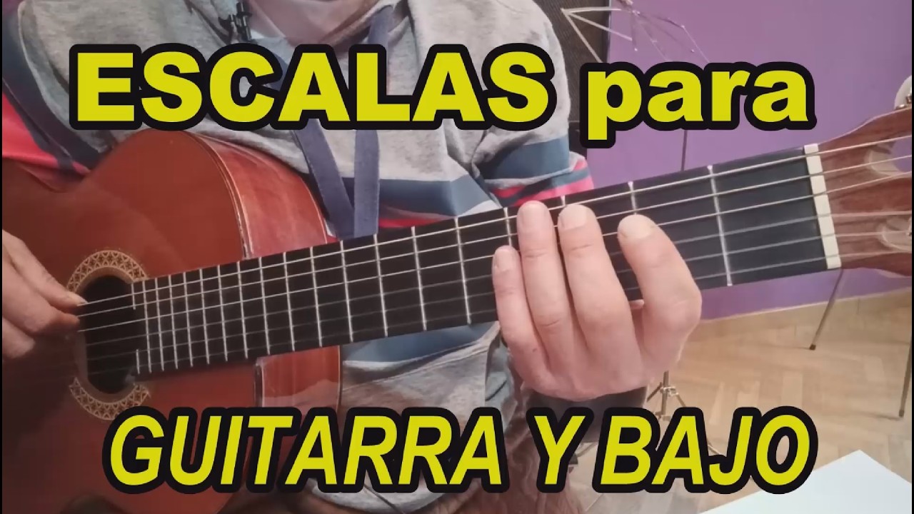 ESCALAS para GUITARRA Y BAJO