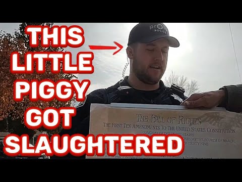 Tyrant Cops Regret Asking For ID They Messed With The Wrong One - YouTube