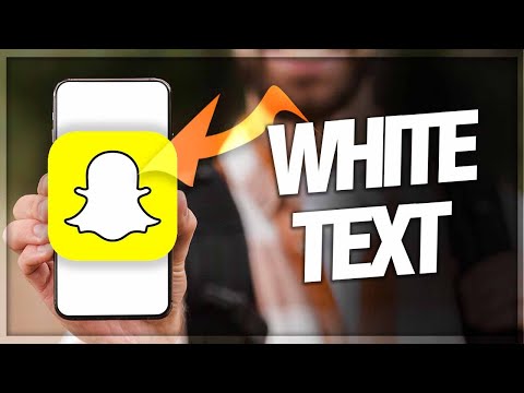 How To Fix And Solve Snapchat White Text