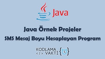 #Java Örnek Projeler 23 - SMS Mesaj Boyu Hesaplayan Program