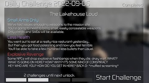 Roblox || Entry Point | Daily Challenge 05.08.´22 | Legend Solo | The Lakehouse