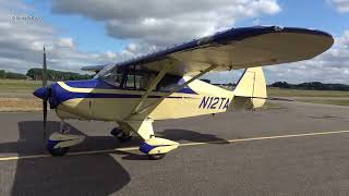 Vintage / Historic Aircraft Piper PA22160 TriPacer N12TA Teuge Airport 27 Aug 2022