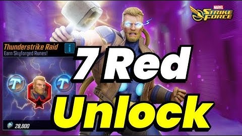 THUNERSTRIKE RAID SECRETS! 7 RED STAR UNLOCK GUIDE! FULL GAMEPLAY | DEC 2025 | MARVEL Strike Force