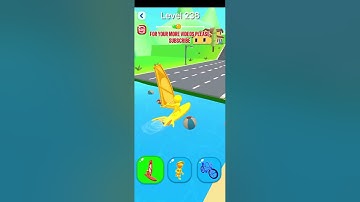 Shape-shifting Funny Race Gameplay Level-238 new hyper casual games #shorts #gameplay #shapeshifting