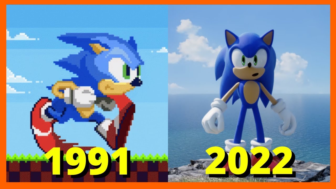 Sonic Evolution 1991-2022  Comparison By Years 