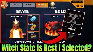 Free Fire State War Event Best State💯Win | State War Winner State | Free Fire State War Best State