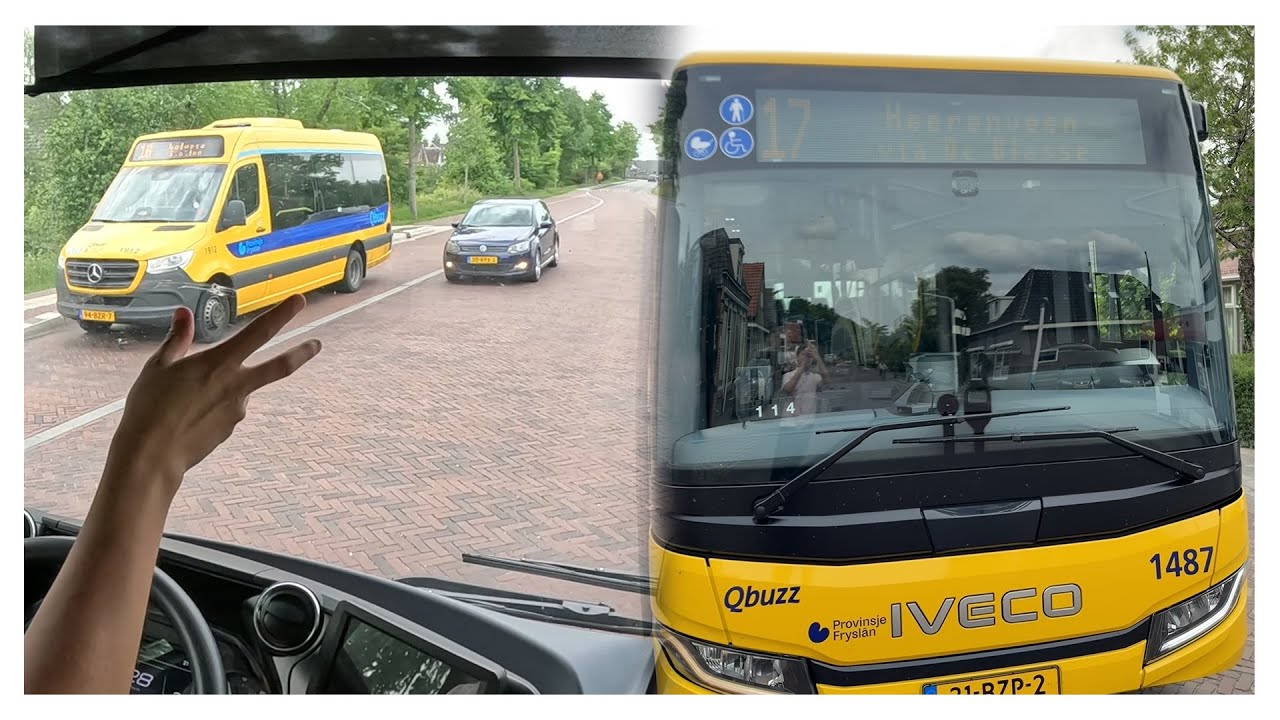 Qbuzz FRL Lijn 17 Noordwolde - Heerenveen Bstn via Wolvega