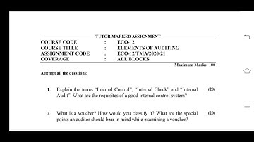 ECO 12 Ignou Solved Assignment