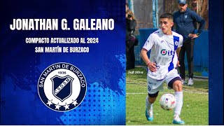 Jonathan Galeano - Volante Interno, Lateral Iquierdo Midfielder And Left Back - San Martín 2024