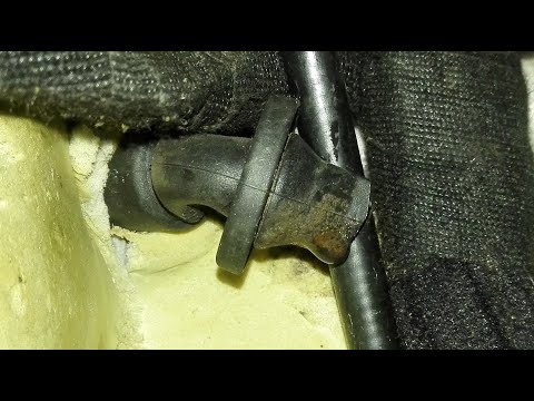 How to clean the drains? The cause of wet flooring in the Cayenne & Touareg
