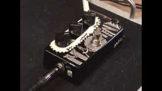 Z.Vex Effects MACHINE industrial guitar effects pedal demo with SG