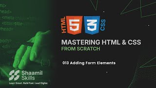 013 Adding Form Elements