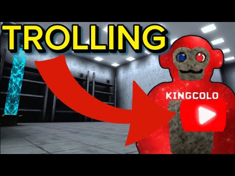 Trolling with the YouTube badge in scary baboon