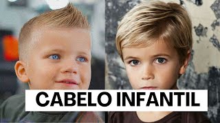 Cortes de CABELO MASCULINO INFANTIL Liso e Fino(3 Melhores Estilos) 