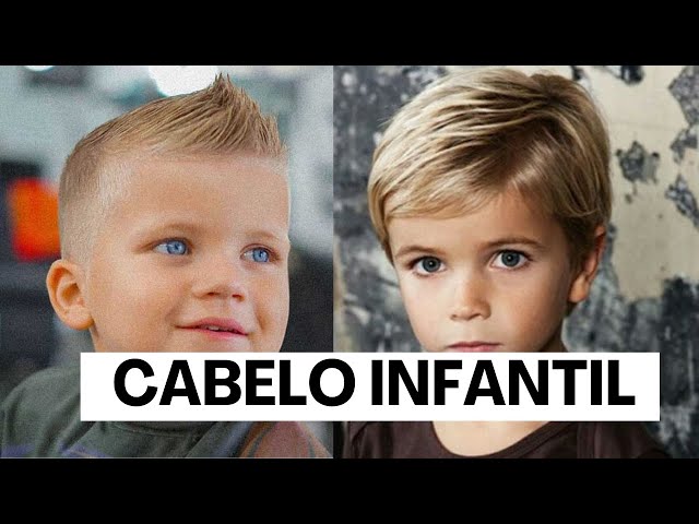 Cortes de CABELO MASCULINO INFANTIL Liso e Fino(3 Melhores Estilos