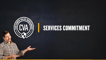 Our Cat® CVA Services Commitment — It’s That Simple