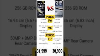 pocox6 vs picof7 !!#shortsfeed #shortsvideo #ytshorts #shorts #youtubeshorts #shortsvideo #ytshort