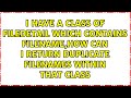 I have a class of FileDetail which contains FileName,how can I return duplicate filenames within...