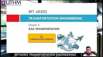 Lecture Series: Transportation Engineering (Railway Part 3)