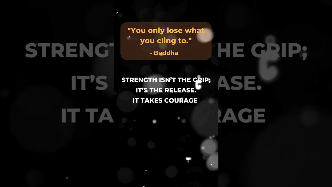 Letting Go Is Power | You Only Lose What You Cling To