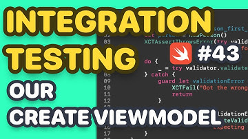 Integration Tests in Swift Concurrency with Our Create View Model